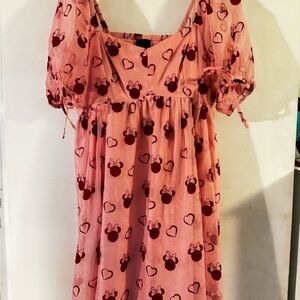 Disney Pink Minnie Mouse Heart Dress